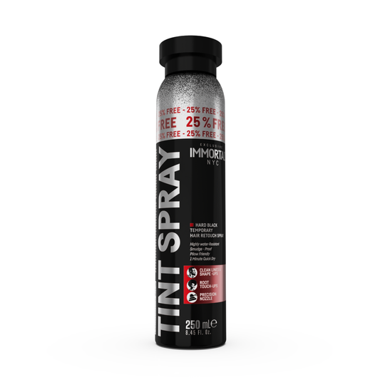 Immortal Hard Black Temporary Hair Enhancement Tint Spray 250ml