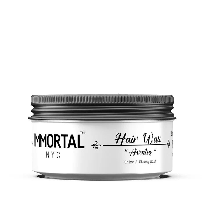 Immortal NYC Aventus Hair Wax 150ml Flexible Hold Natural Finish Styling Wax
