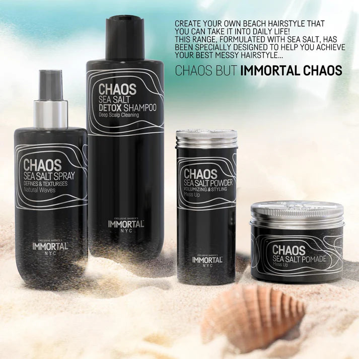 Immortal NYC Chaos Sea Salt Detox Shampoo Professional Texturizing Shampoo