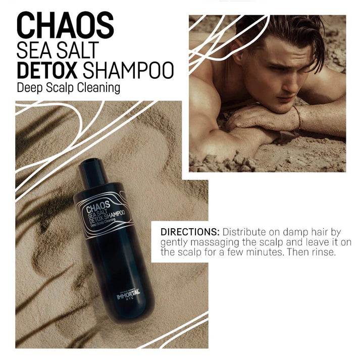 Immortal NYC Chaos Sea Salt Detox Shampoo Professional Texturizing Shampoo