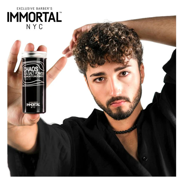 Immortal NYC Chaos Sea Salt Hair Powder 20g Extra Strong Hold Matte Styling Powder