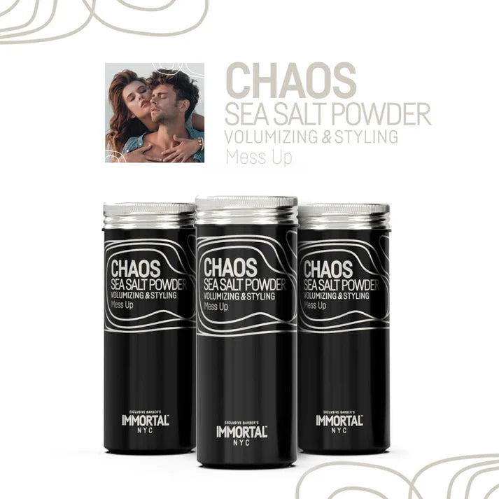 Immortal NYC Chaos Sea Salt Hair Powder 20g Extra Strong Hold Matte Styling Powder
