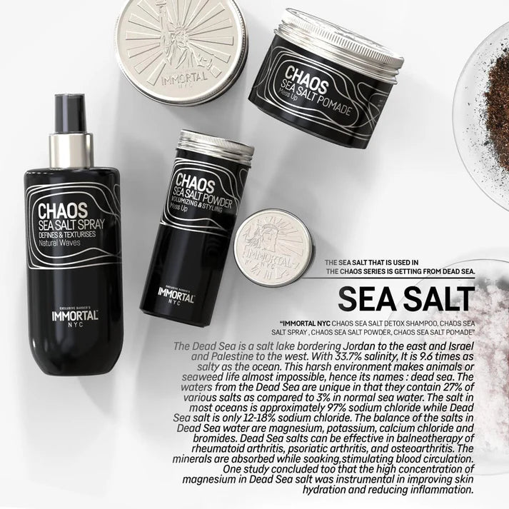 Immortal NYC Chaos Sea Salt Hair Powder 20g Extra Strong Hold Matte Styling Powder