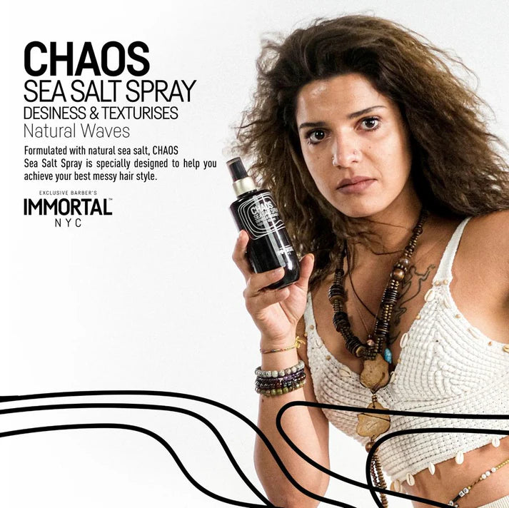 Immortal NYC Chaos Sea Salt Spray 250ml Texturizing Volume Hair Spray