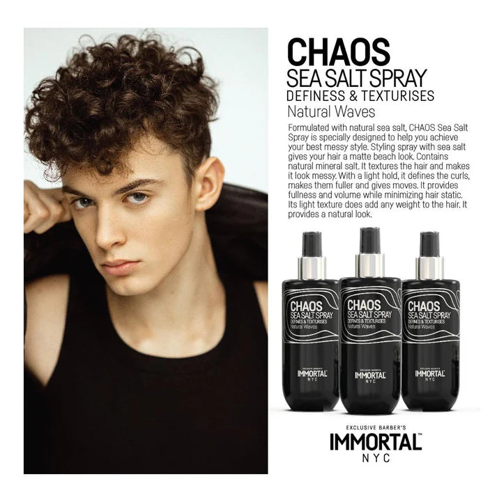 Immortal NYC Chaos Sea Salt Spray 250ml Texturizing Volume Hair Spray
