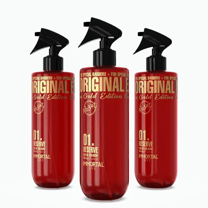 Immortal NYC Reserve 01 Gold Cologne 16.9oz – Long Lasting Scent
