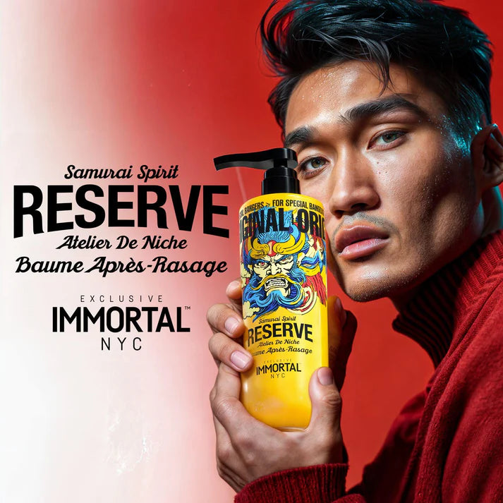 Immortal NYC Samurai Aftershave Balsam 400ml Hydrating Post Shave Balm