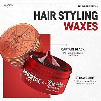 Immortal NYC Strawberry hair wax volumizing styling product