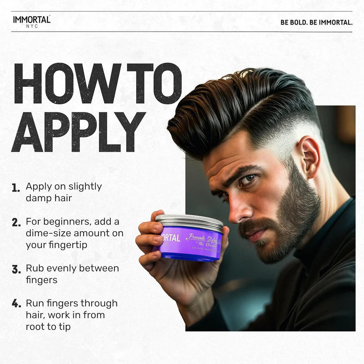 Immortal NYC The Eternity Pomade Gel 150ml High Hold Water-Based Hair Styling Pomade