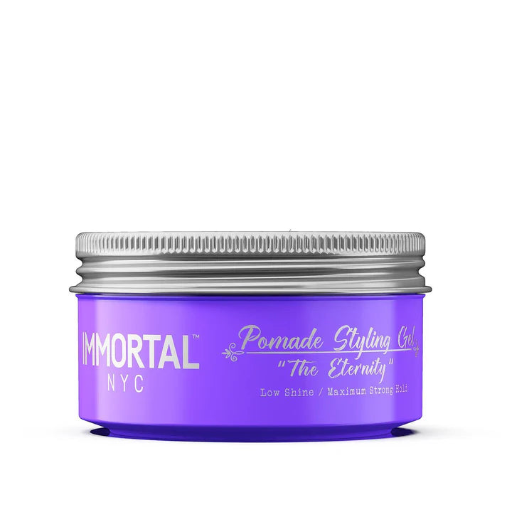 Immortal NYC The Eternity Pomade Gel 150ml High Hold Water-Based Hair Styling Pomade
