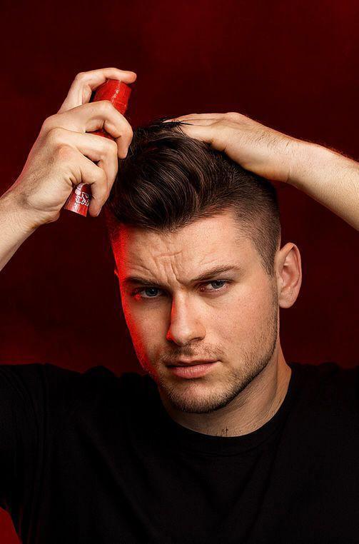 Immortal NYC styling powder spray matte volume hair powder red