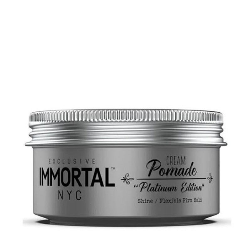 Immortal Platinum Edition Cream Pomade Natural Shine Hair Styling Product