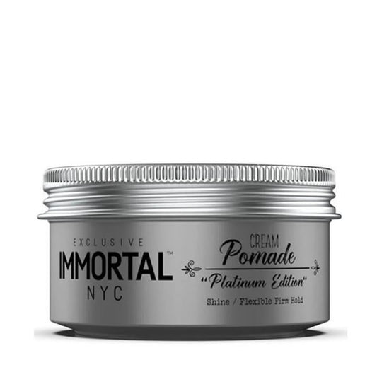 Immortal Platinum Edition Cream Pomade Natural Shine Hair Styling Product