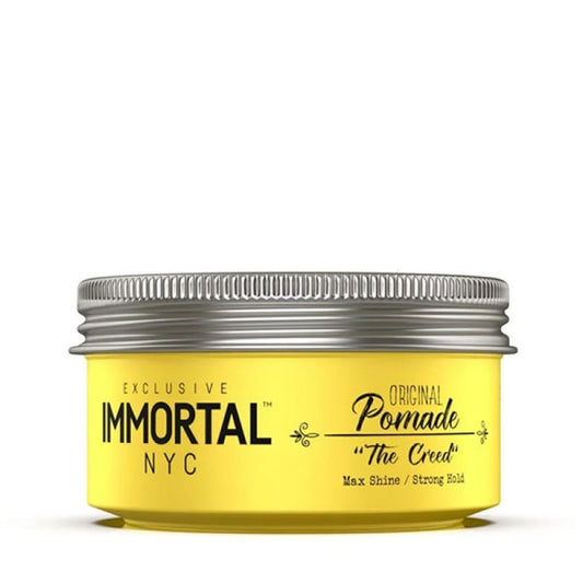 Immortal The Creed Original Pomade Strong Hold Natural Shine Hair Styling Product