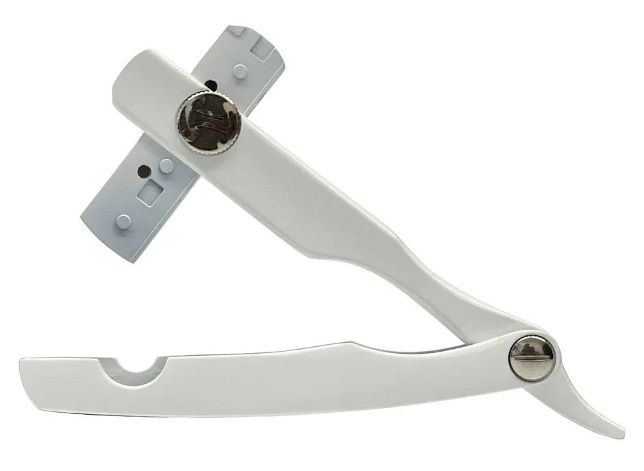 Irving Barber Co White Cerakote straight razor