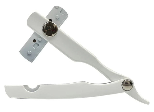 Irving Barber Co White Cerakote straight razor