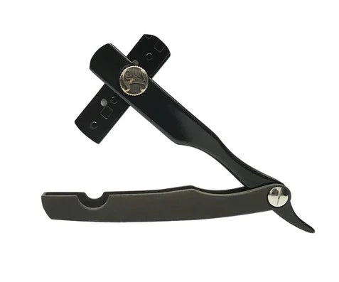 Irving Barber Company black Cerakote straight razor