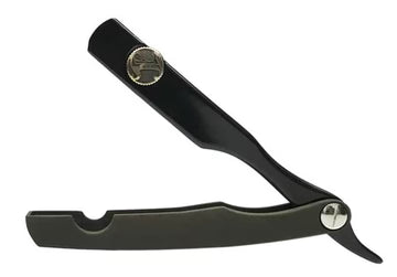 Irving Barber Company black Cerakote straight razor