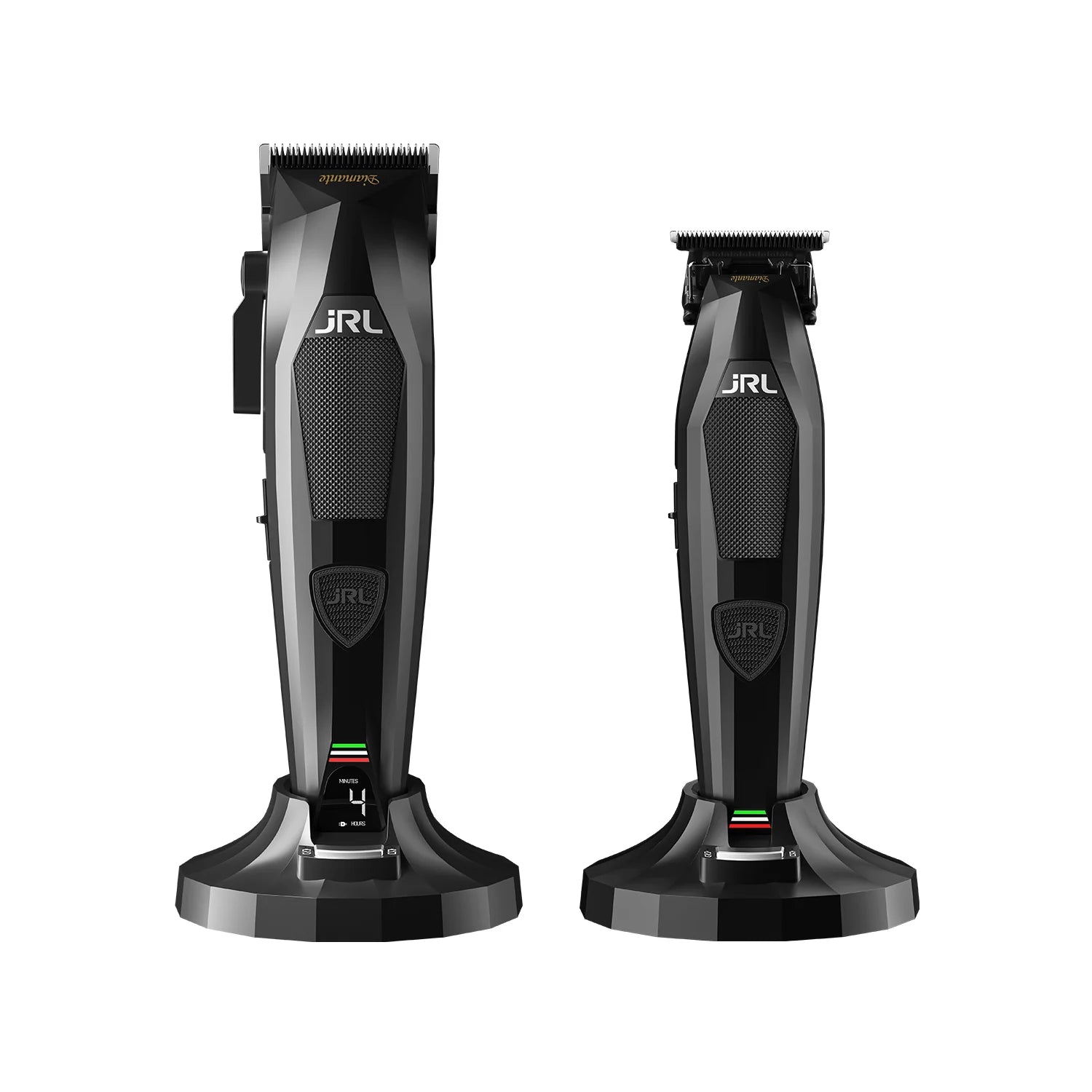 JRL Diamante black clipper and trimmer kit 8200 RPM