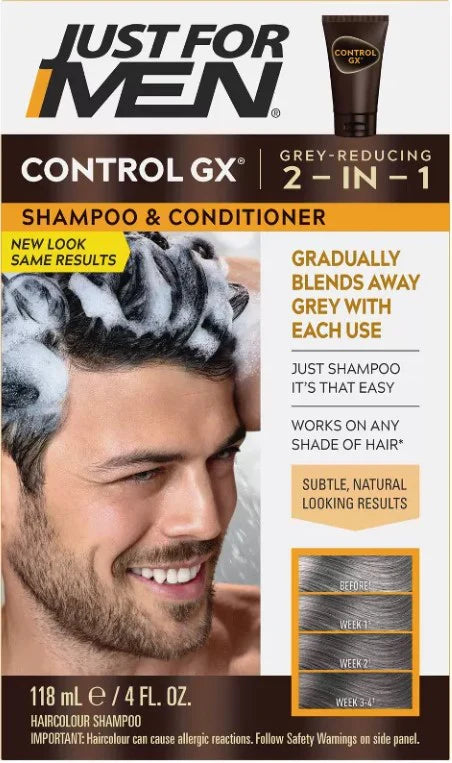 Just For Men Control GX 2-in-1 gray reducing shampoo