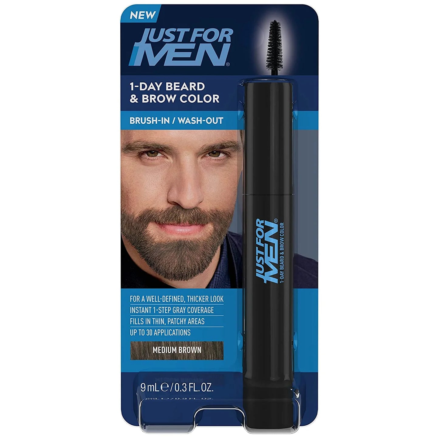 Just for Men 1-Day Beard & Brow Color - 3 Color