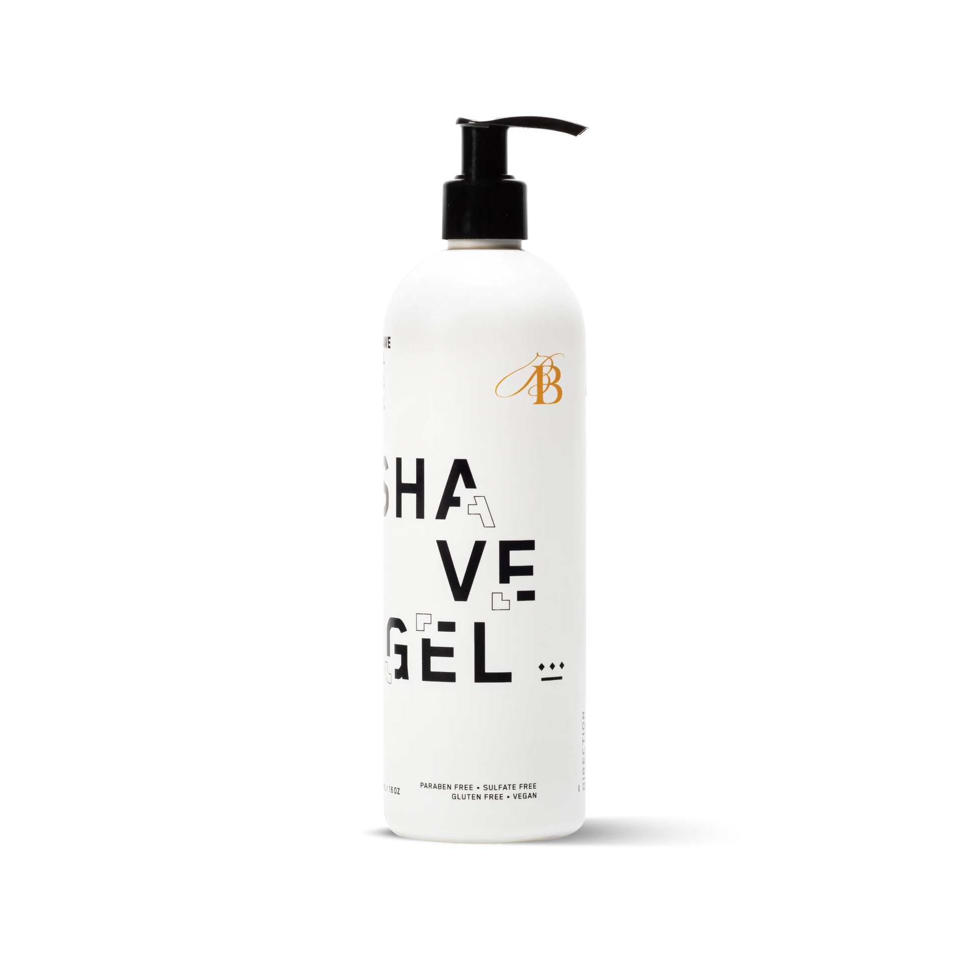 KRWN Pro Shave Gel bottle – transparent moisturizing shave gel