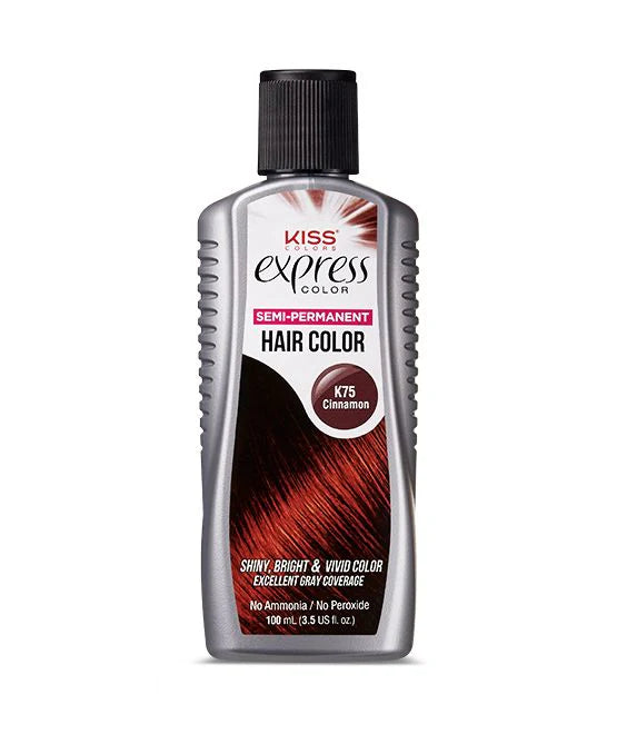 Kiss Express Color Semi-Permanent Hair Color – Vivid Shine, Gray Coverage Rinse
