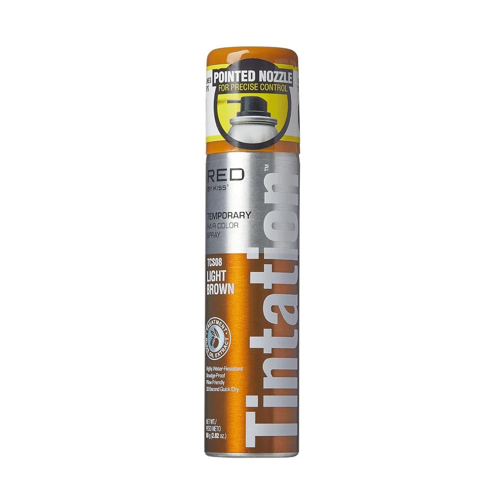 Kiss Tintation Light Brown Temporary Hair Color Spray Root Cover Up