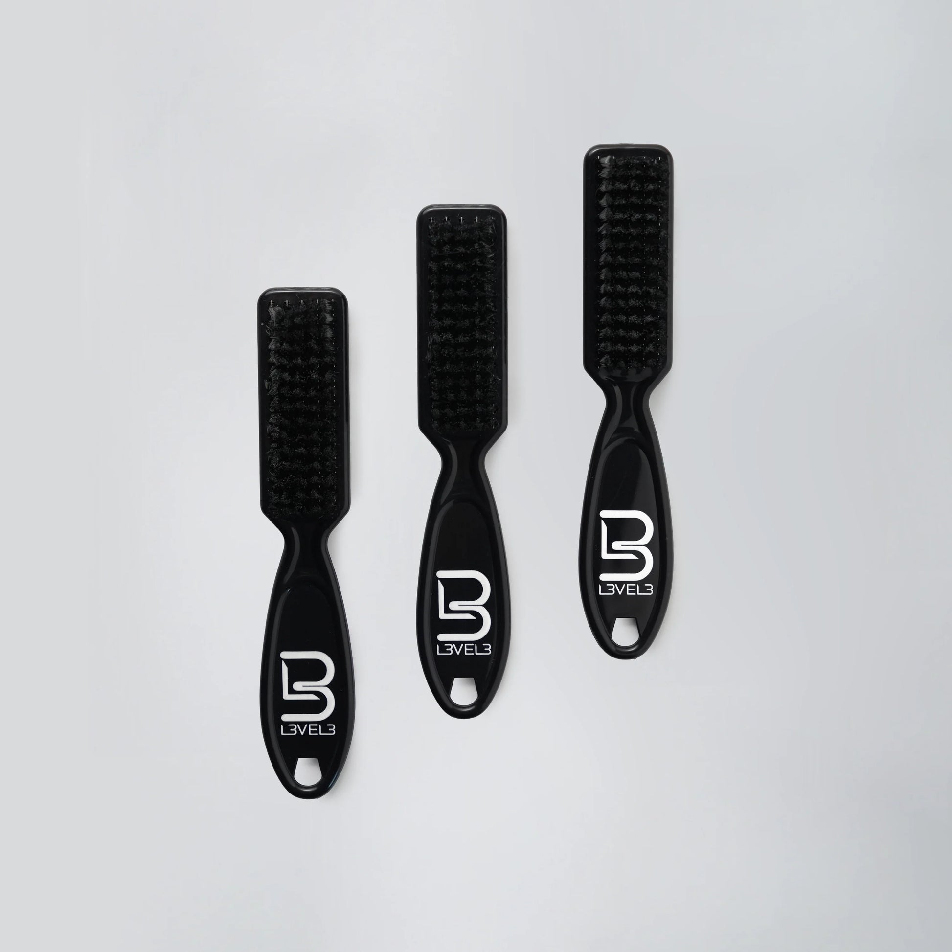 L3VEL3 3 piece fade brush set professional barber brushes