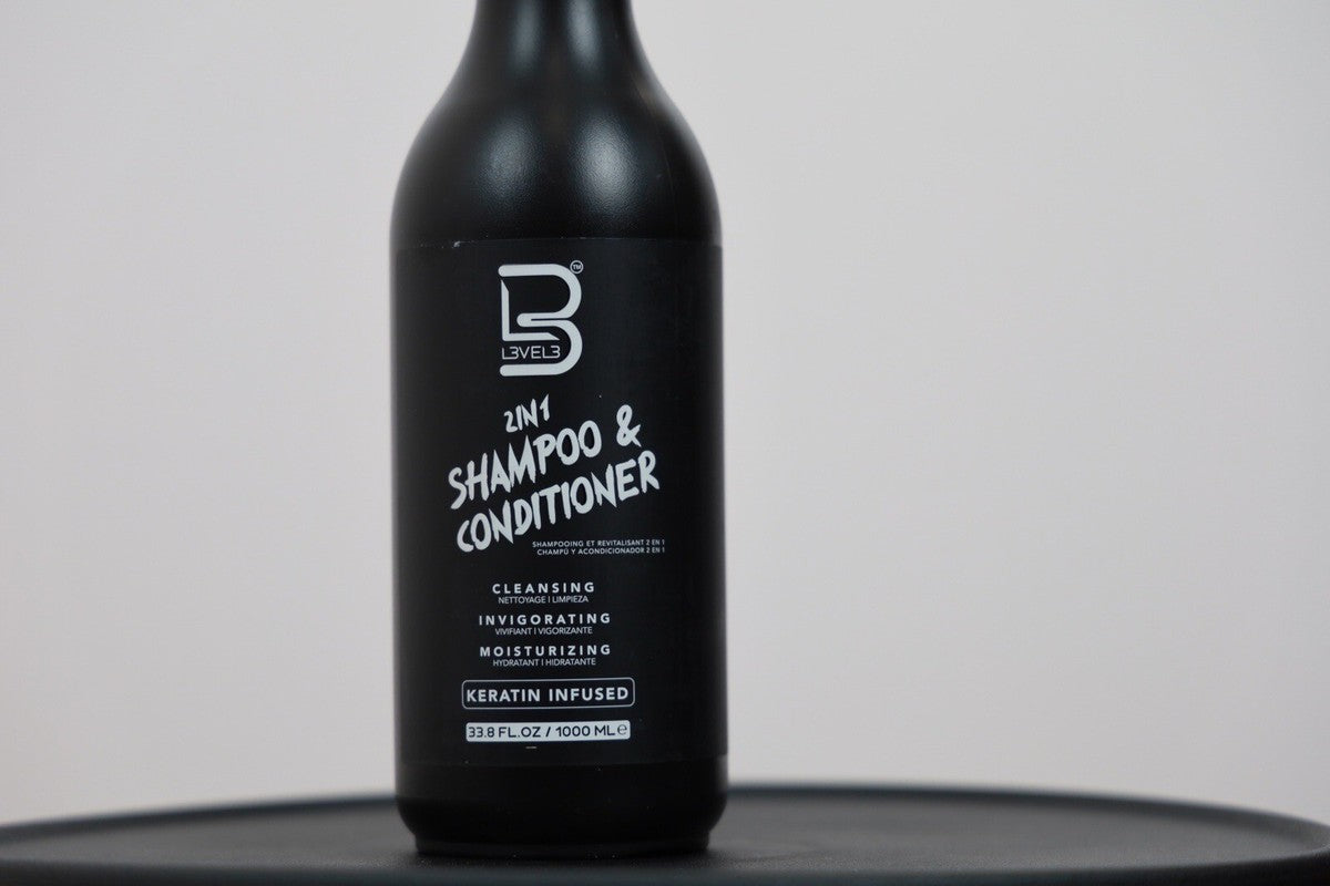 L3VEL3 2-in-1 Shampoo & Conditioner 1L – Keratin Repair Formula