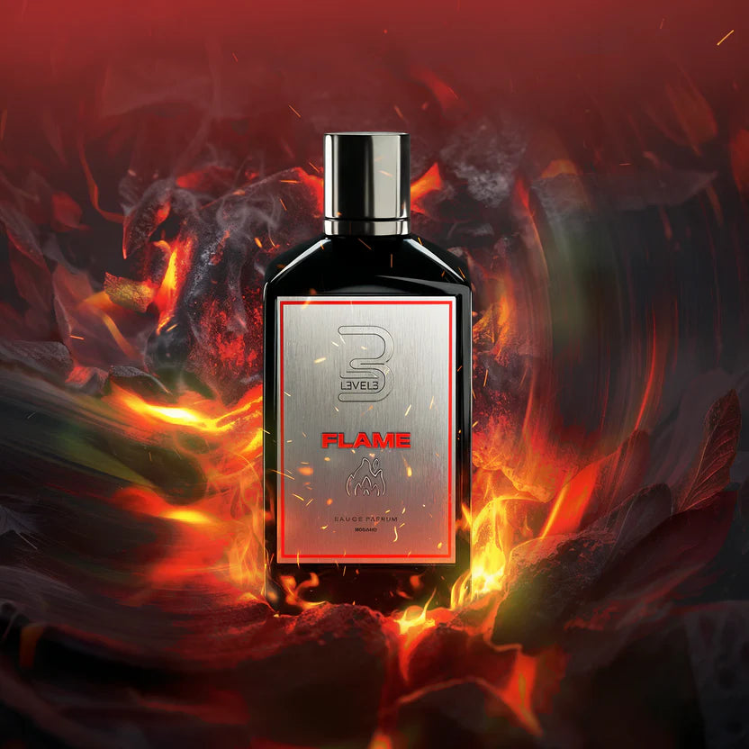 L3VEL3 Flame Eau De Parfum Cologne 100ml Bottle