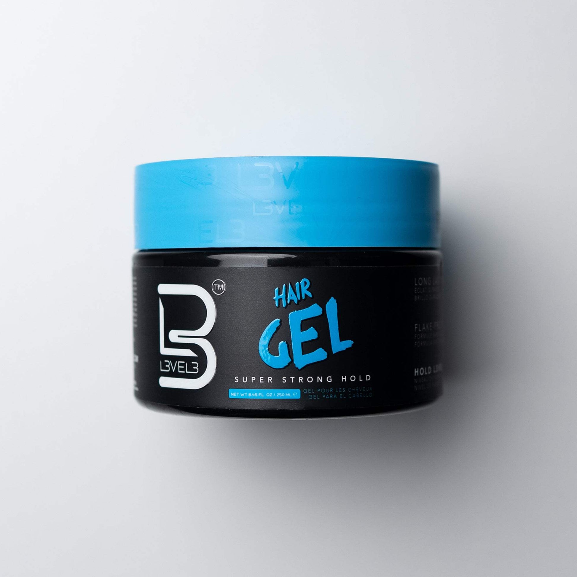 L3VEL3 Hair Gel Super Strong Hold 250ml – Long-Lasting Control