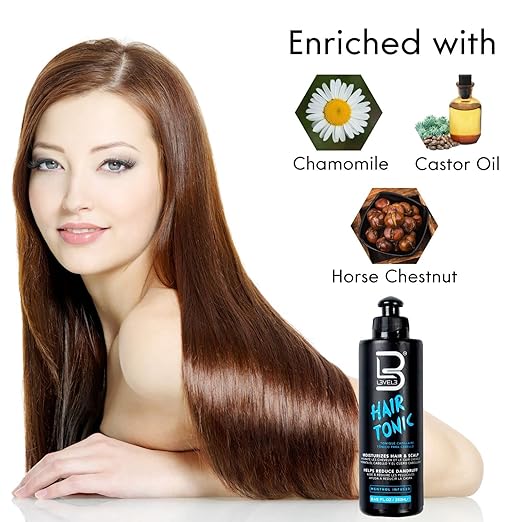 L3VEL3 Hair Tonic 250ml Fresh Impact Moisturizing Hair Treatment