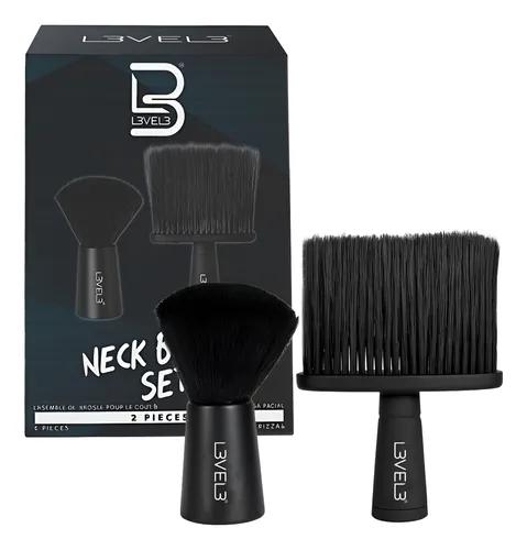 L3VEL3 Neck Brush Set 2-Pack Professional Barber Neck Dusters