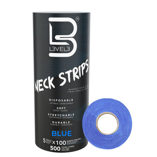 L3VEL3 Neck Paper Strips – 5 Rolls, 500 Count