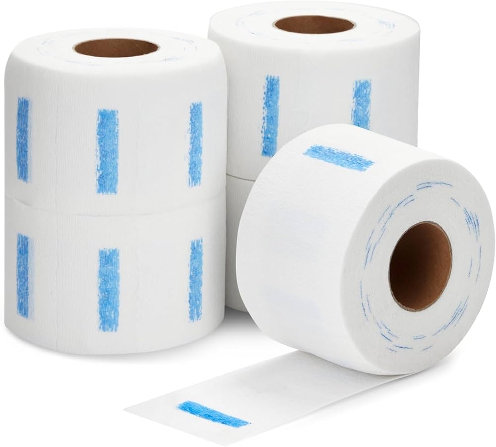 L3VEL3 Neck Strips – 5 Rolls (100 Strips/Roll) Barber Hygiene Essential