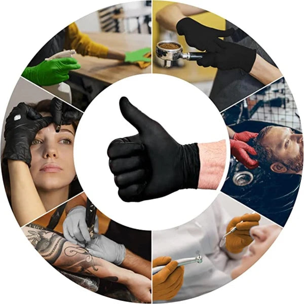 L3VEL3 Nitrile Gloves Variety Pack 150ct – 3 Colors, Powder-Free