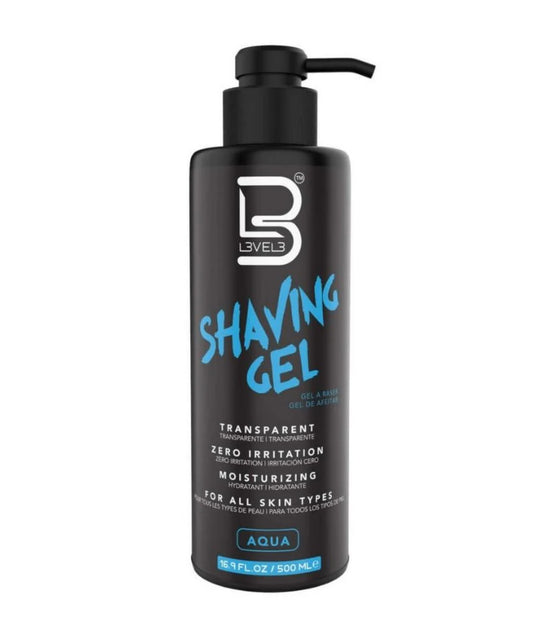 L3VEL3 Transparent Shaving Gel Aqua
