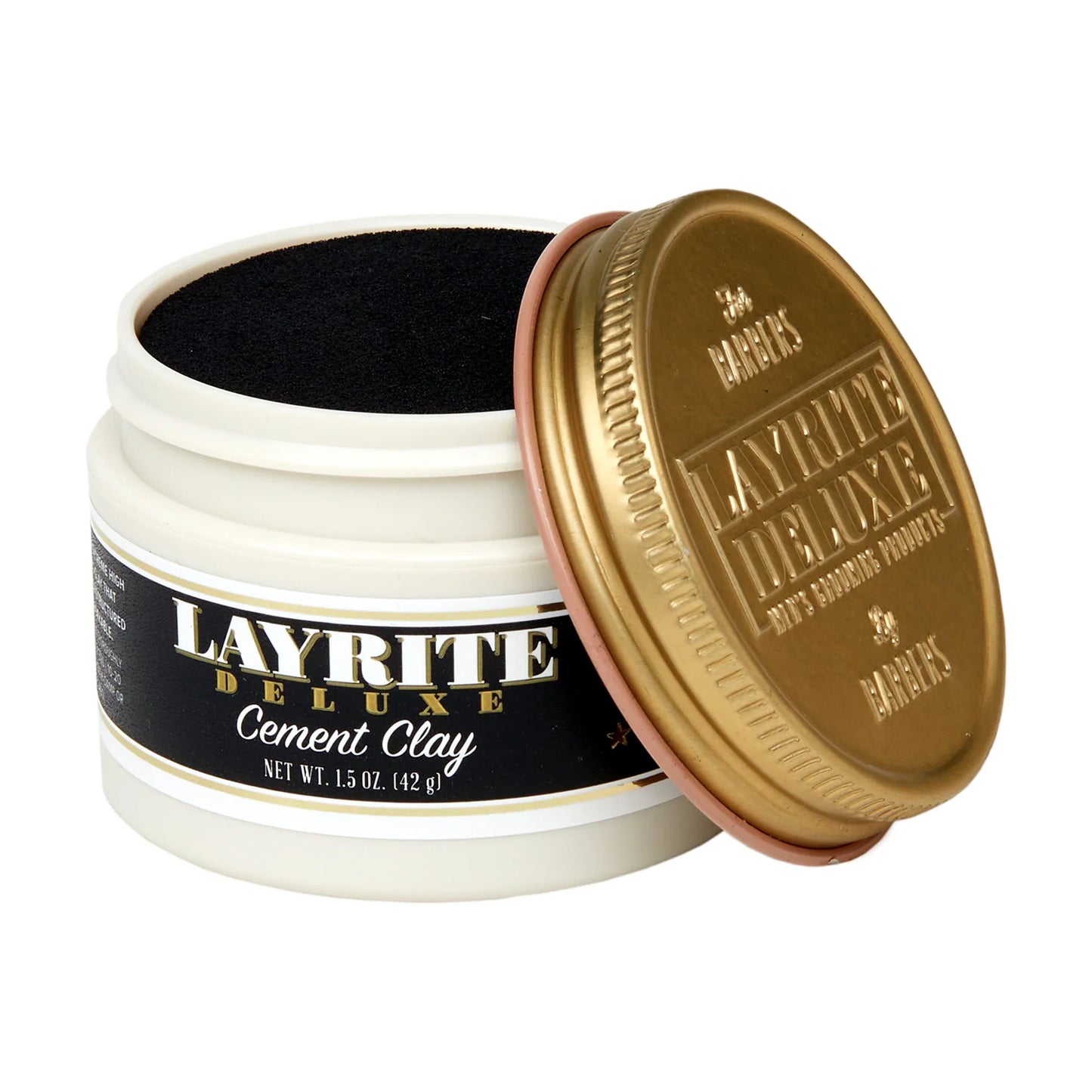 Layrite Cement Clay strong hold matte styling clay