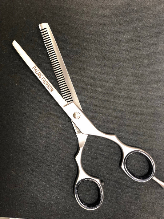Left Handed Thinning Shears Stainless Steel Ergonomic