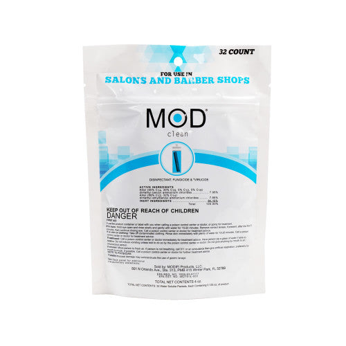 MOD Clean Disinfectant Pods 32ct barber tool sanitizer