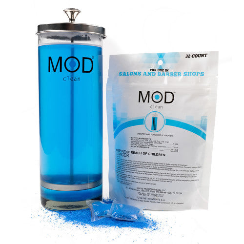 MOD Clean Disinfectant Pods 32ct barber tool sanitizer