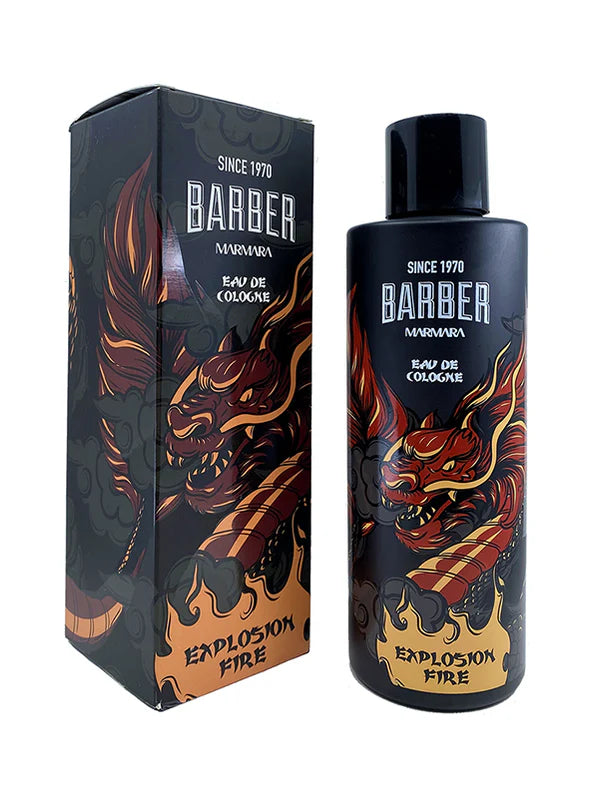 Marmara Barber Explosion Fire Aftershave Cologne 500ml Spicy Amber Fragrance