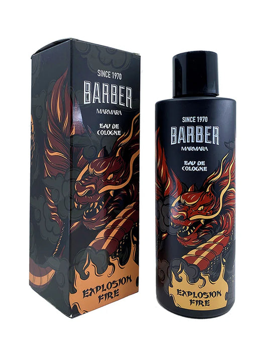 Marmara Barber Explosion Fire Aftershave Cologne 500ml Spicy Amber Fragrance