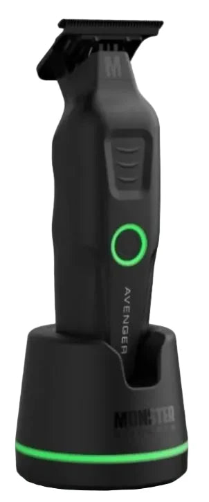 Monster Clippers Avenger Trimmer – 6800 RPM DLC Nano T-Blade, 4 Hour Runtime