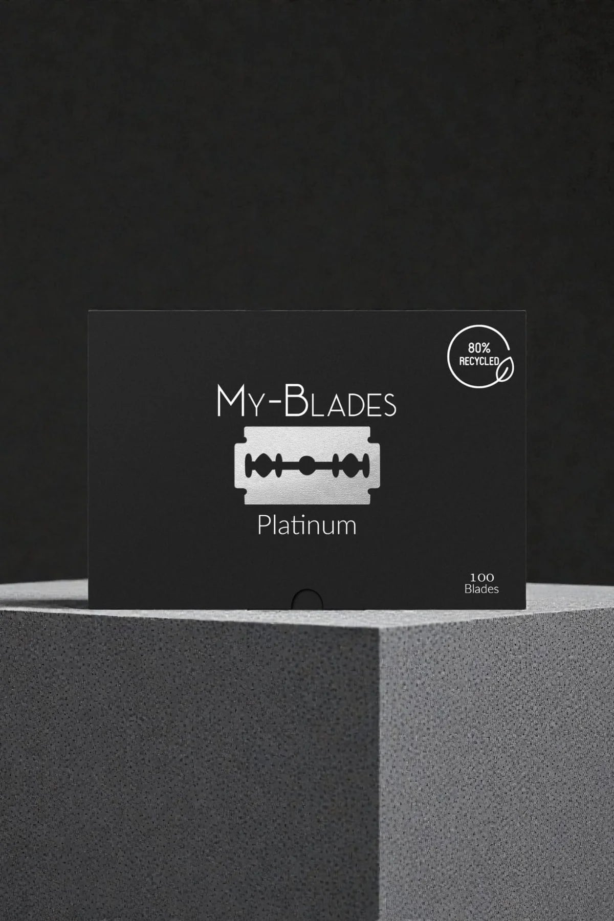 My-Blades Platinum Double Edge Razor Blades 100 Pack
