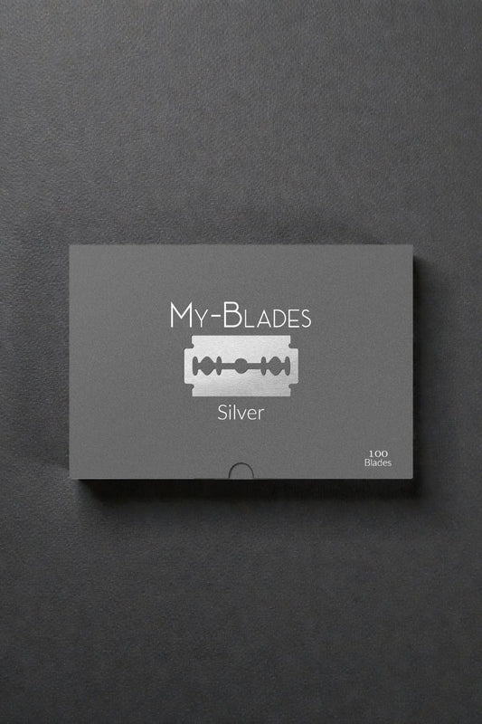 My-Blades Silver Double Edge Razor Blades 100 Pack