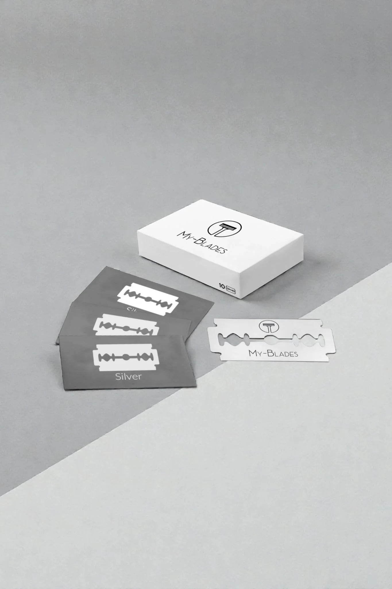 My-Blades Silver Double Edge Razor Blades 100 Pack