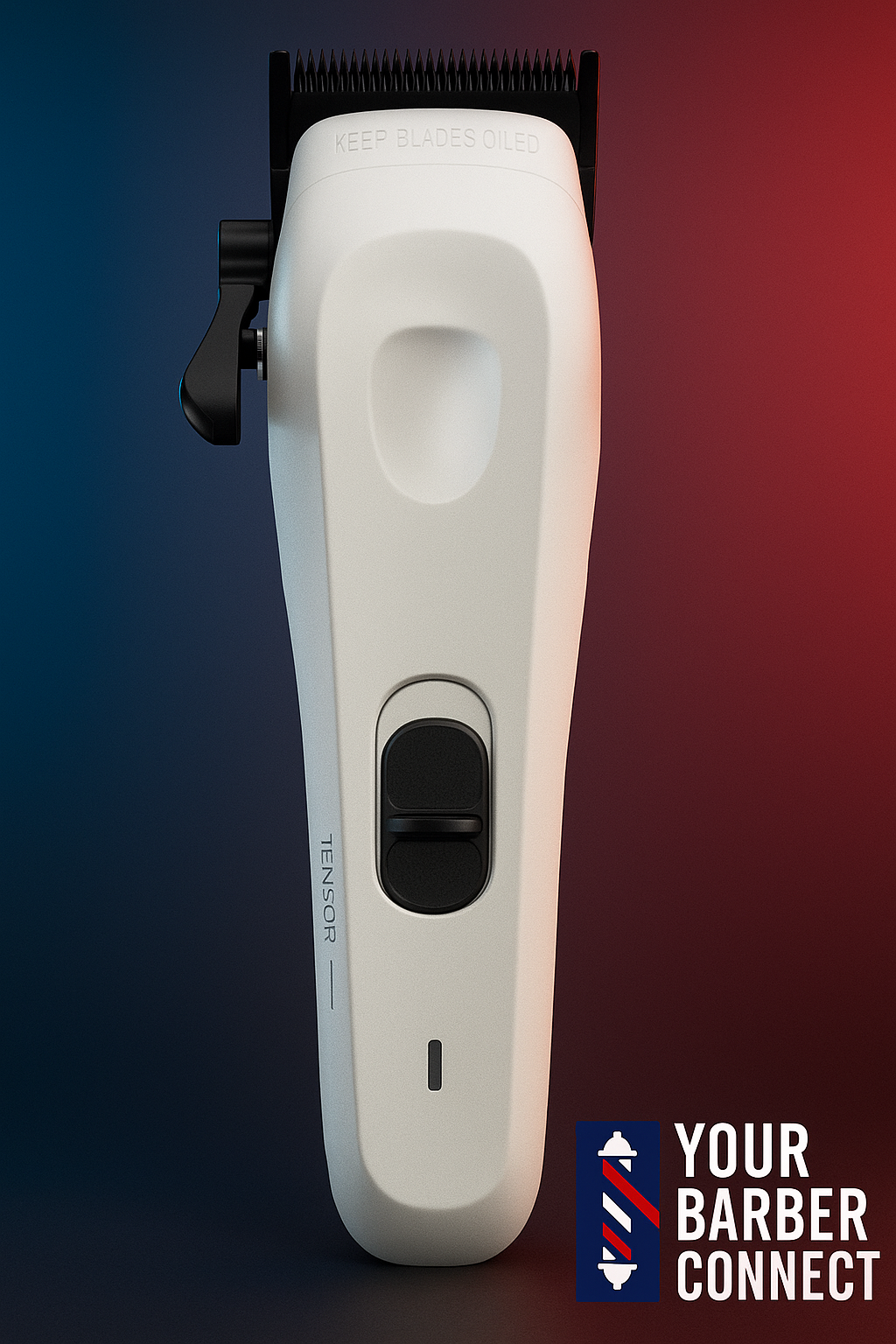 My Blades Tensor 1 AI-Powered Hair Clipper White Edition zirconium DLC graphene blades