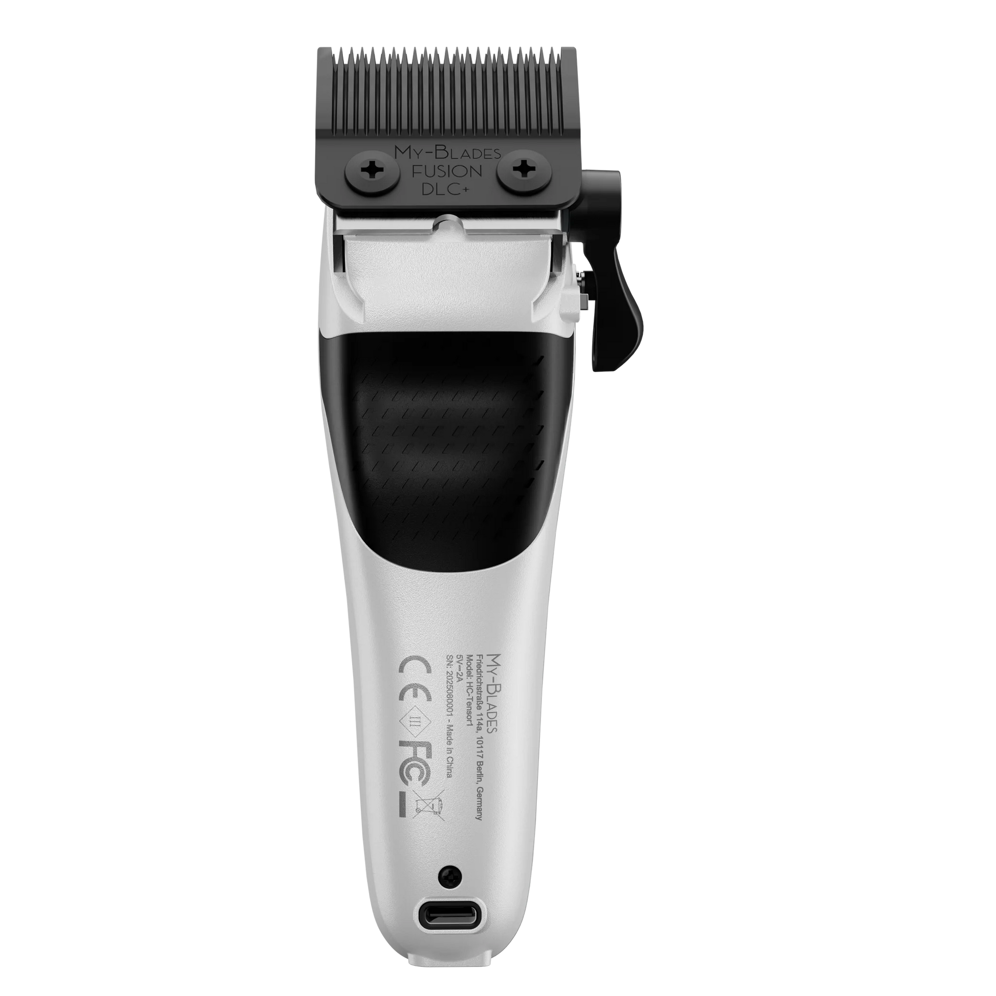 My Blades Tensor 1 AI-Powered Hair Clipper White Edition zirconium DLC graphene blades